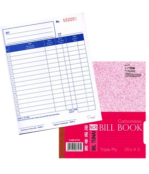 UNI (NCR) BILL BOOK S-BB6723 